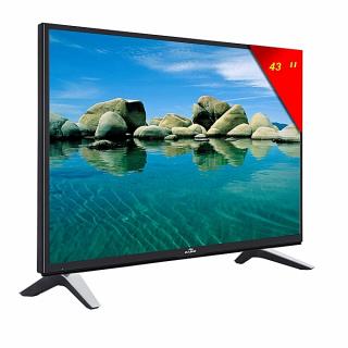43" -HD LED TV -SMART avec récepteur et wifi integré- 43- Noir-1 AN de garantie