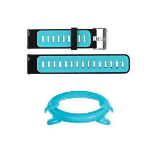 OR Professional Watch Strap With PC Protective Shell Case For Huami-blue & Black
