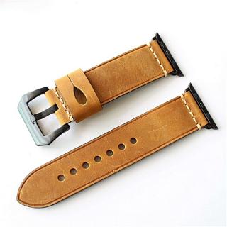 38/42mm Genuine Leather Watch Band Wrist Strap For Apple Watch iWatch Series 1 2 #brown 42mm