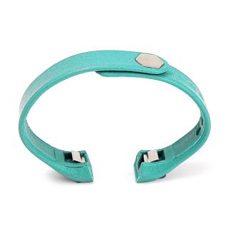 Replacement Luxe Leather Band Strap Bracelet For Fitbit Alta Tracker Large Size GREEN