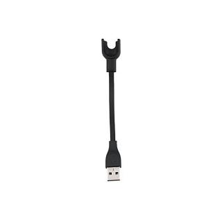 OR USB Charger Cable For Xiaomi Band 2 Smart Bracelet Soft TPE Line Charging-black