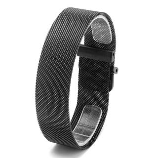 Stainless Steel Magnetic Watch Band Wrist Strap For Garmin Vivoactive HR #black