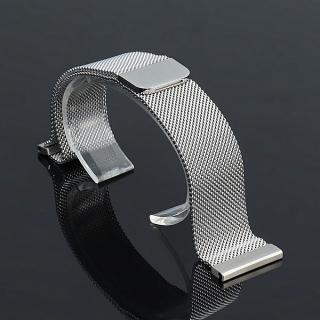 22mm Adjust Milanese Loop Band Magnetic Wrist Strap for Pebble Time Steel Watch