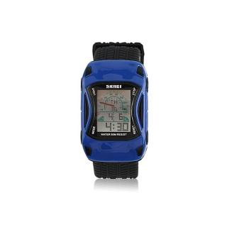OR New Fashion Stylish Cool Design LED Sports Wristwatch Silicone Band 0961-blue