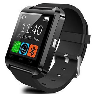 U8 Smart Watch Clock Sync Notifier Wrist Bluetooth Electronics Sport Smart Watch For Android ISO Phone_Black