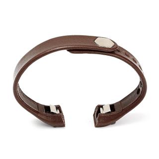 Replacement Luxe Leather Band Strap Bracelet For Fitbit Alta Tracker Large Size BROWN
