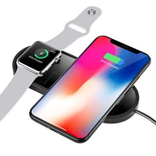 Sararoom Wireless Charger for iPhone 8/8 Plus/X and Apple Watch, Fast Wireless Charging Pad for Samsung Galaxy Note and Qi-Enabled Devices