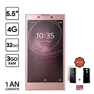 Xperia L2 - 5.5" - 32Go - 3 Go - Android - Dual Sim - Rose + Accessoires Offerts