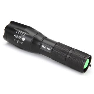MECO 5 Modes 2000LM Zoomable LED Flashlight 18650/AAA