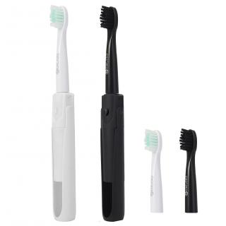 Digoo DG-LS11 Electric Sonic Folding Travel Toothbrush with 2 Replacement Head Protable IPX7 Waterproof