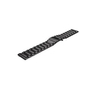 UJ Stainless Steel Watch Band Frontier Strap For Gear S3 Classic Bracelet-black