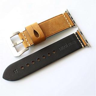 38/42mm Genuine Leather Watch Band Wrist Strap For Apple Watch iWatch Series 1 2 #brown 38mm
