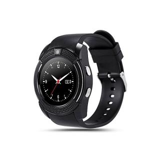 UJ V8 Smart Wrist Watch Sleep Monitor Sports Pedometer Support SIM TF Card-black
