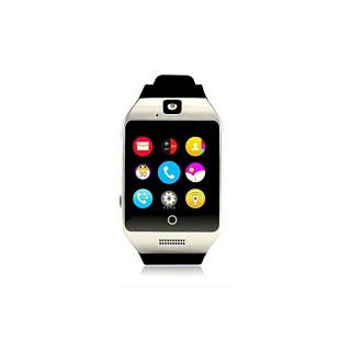 UJ Q18 Smart Watch Card Slot Call Synchronized For Android Bluetooth Phone-silver