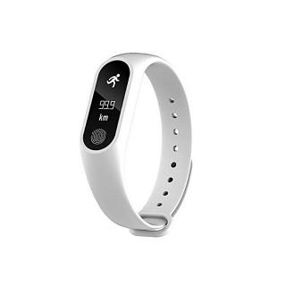 UJ M2 Waterproof Bluetooth Smart Band Fitness Wristband Touchpad Sleep Monitor-white