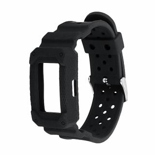 Moretek Band Silicone Watch Strap Bracelet Wristband for Fitbit Charge 2 Black