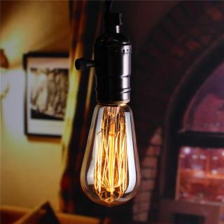 E27 60W ST58 Edison Bulb Antique Filament Lamp Retro Vintage Light 220V/110V