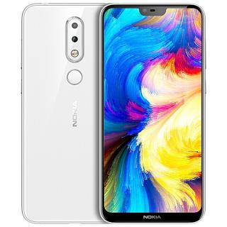 Nokia X6 5.8-inch (4GB, 64GB ROM) Android 8.1, 16MP+16MP, 3060mAh, Dual Sim 4G LTE Smartphone - White