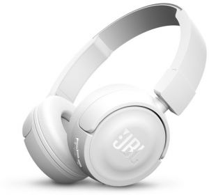 JBL On-Ear Bluetooth Headphones, White - T450BT