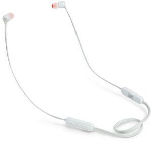 JBL Wireless In Ear Headphones, White - T-110 BT