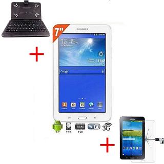 Galaxy Tab 3 Lite Et Pochette Avec Clavier - T116 - 7" - WiFi - 3G Téléphone - 1 GB - 8GB - Android - Blanc