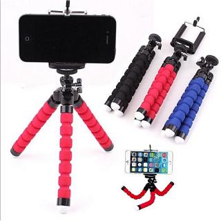 Mini Octopus Selfie Tripod Stand Support For Cell Phone Digital Camera - Red