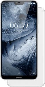 Nokia 6.1 Plus Dual Sim - 64GB, 4GB RAM, 4G LTE, White