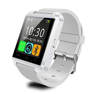 Bluetooth Smart Watch U80 For IPhone IOS Android Smart Phone Wear Clock Wearable Device Smartwatch PK U8 GT08 DZ09--white