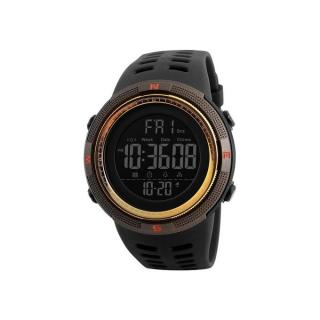 1251 50m Waterproof Men's Digital Sports Watch - Golden