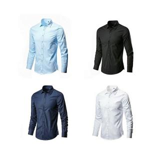 Four In One Smart And Fitted Corporate Plain Shirts - Multi Color