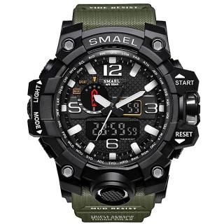 Top Luxury Brand Watch Famous Fashion Sports Cool Men Quartz Watches Wristwatch Gift For Male Black- Black/Army Green (1 Unit Per Customer)