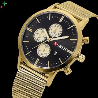 Men's Watch------Luxury Top Brand 3ATM Water Resistant Men's Business Watch----GOLD