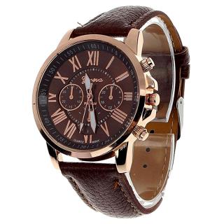 Ladies Exclusive Leather Wrist Watch - Brown
