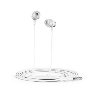 In-ear Earphones With Volume Control - White