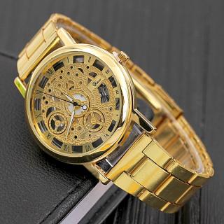 2018 Gold Watch Men Watches Top Brand Luxury Famous Wristwatch Male Clock Golden Quartz Wrist Watch