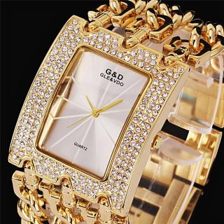 Women Wristwatches Quartz Watch Luxury Gold Watch Dress Relojes Ladies Gifts Waterproof
