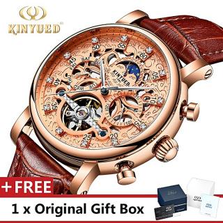 Top Brand Mechanical Watch Luxury Men Business Leather Band Male Watches Clock Gift For Men Wrist Watch