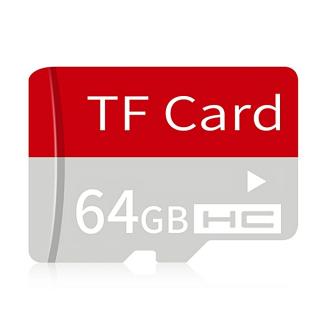 OR Ultra High Speed Small Size TF Card Memory With Adapter For Smartphones-red-64G
