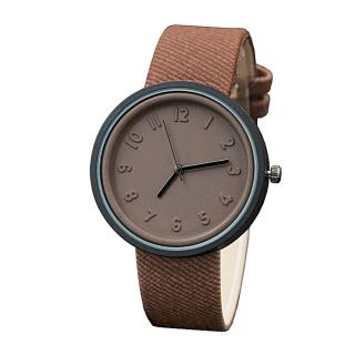 Africashop Wrist Watch Unisex Simple Fashion Number  Quartz Canvas Belt