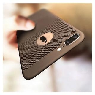 IPHONE 7 PLUS CASE,HOLLOW BREATHABLE Case For Iphone 7 PLUS (Durable, Thick, Stain Resistance )---BLACK
