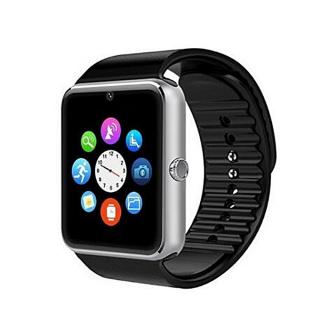 GT08 Bluetooth Smart Watch For Apple IPhone IOS Android Phone Wrist Wear Support Sync Smart Clock Sim Card_Silver