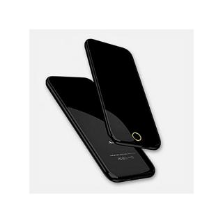 New Arrivel Mini Mobile Phone Ultra Thin Touch Control Card Mobile Phone Fashion Alternate Anica T8-black