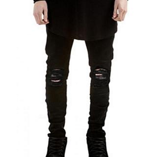 Male Skinny Jeans - Black