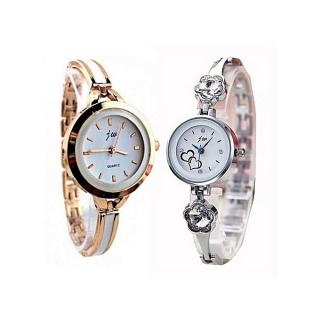 2 In 1 Women Fashion Watches_Silver And Gold