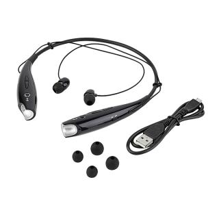 Wireless Bluetooth HandFree Sport Stereo Headset Headphone For Samsung IPhone-Black
