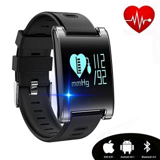 Blood Pressure Monitor Touch Screen Personal Fitness Tracker Waterproof Pedometer Heart Rate Activity Tracker Watch