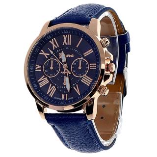 Ladies Exclusive Leather Wrist Watch - Blue