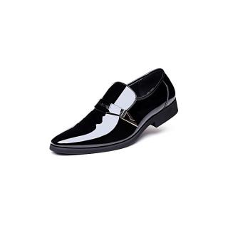 Men's Shoes New Fall Trend Men's Shoes Men's Casual Shoes Joker Shoes Leather Shoes-BLACK