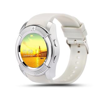 Smart Watch Support SIM TF Card  Sleep Remind For Android Phone_White