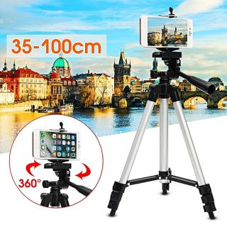 1Pcs Stretchable Camera Tripod Stand Mount Holder For IPhone Samsung Cell Phone +Bag